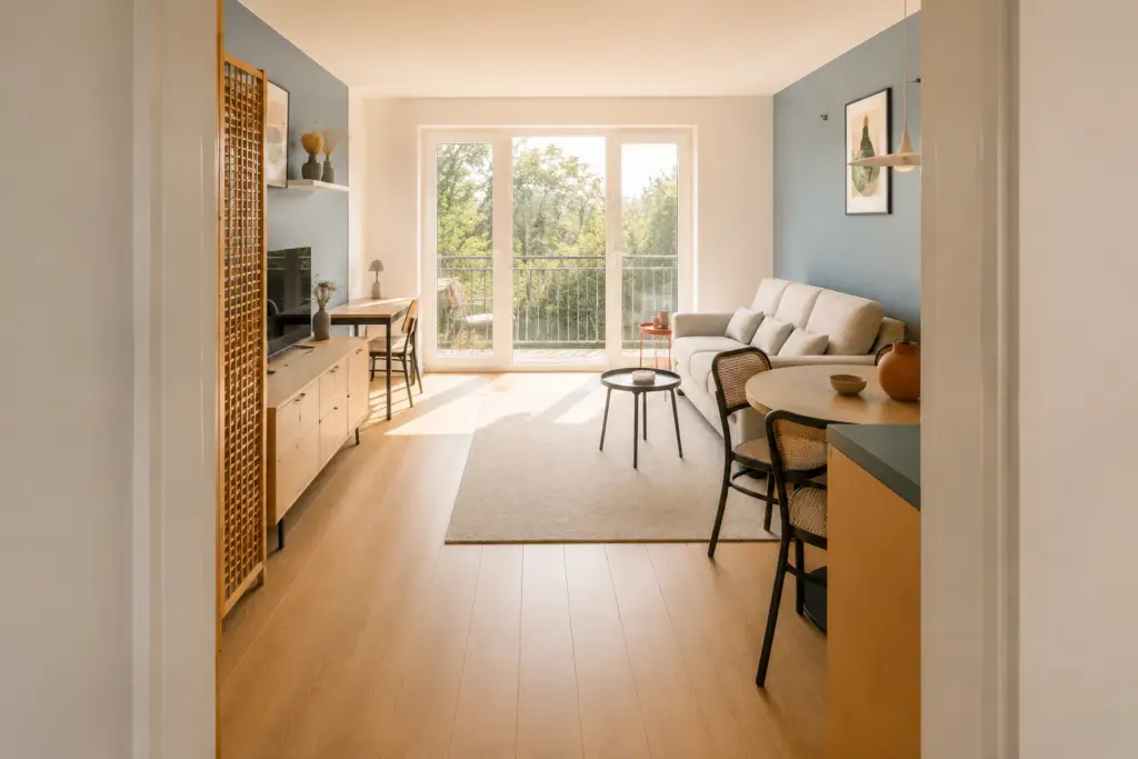Erste eigene Wohnung: So gelingt der helle Skandi-Look auf kleinem Raum 1 Erste eigene Wohnung: So gelingt der helle Skandi-Look auf kleinem Raum 1