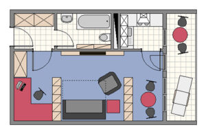 Wohnen im 1-Zimmer-Apartment mit Wohlfühlgarantie: 22