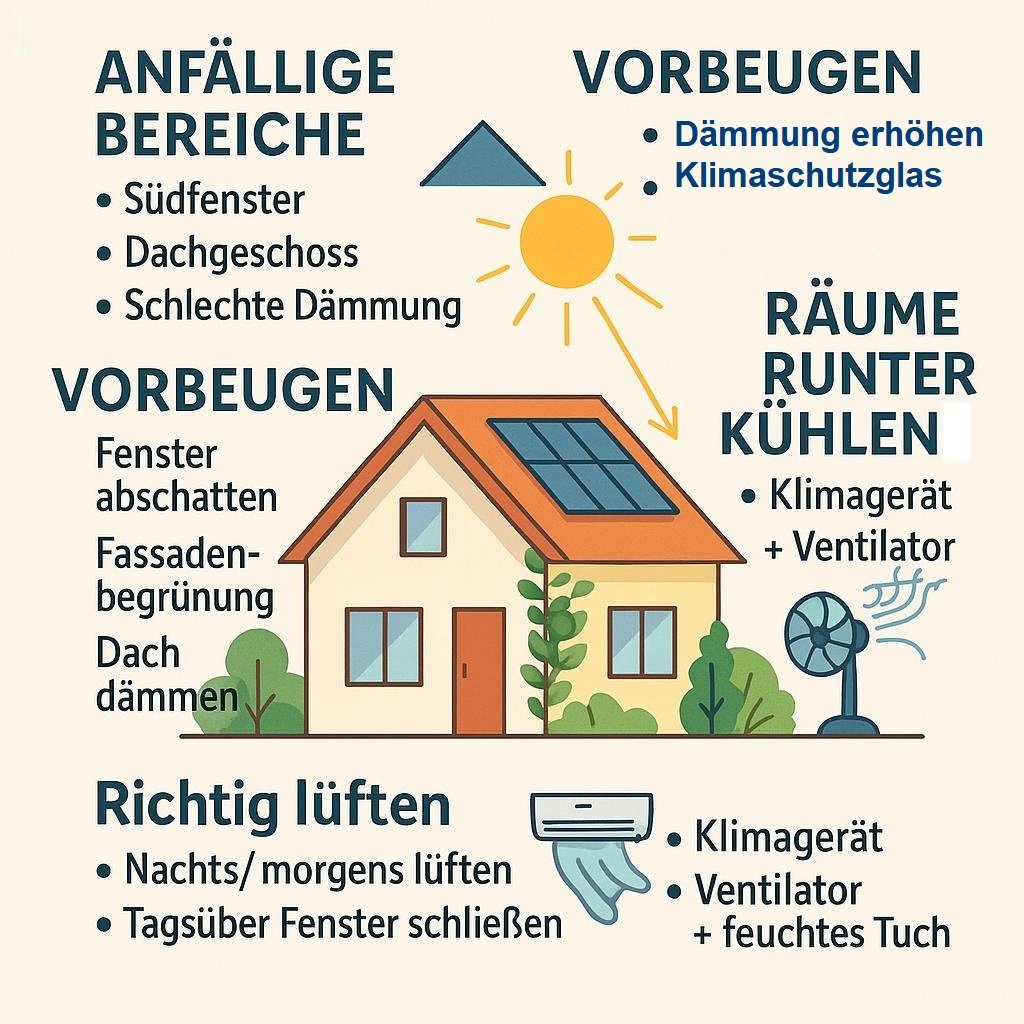 Schutz vor Überhitzung: So bleiben Wohnung und Haus auch im Hochsommer angenehm kühl 2 Schutz vor Überhitzung: So bleiben Wohnung und Haus auch im Hochsommer angenehm kühl 1