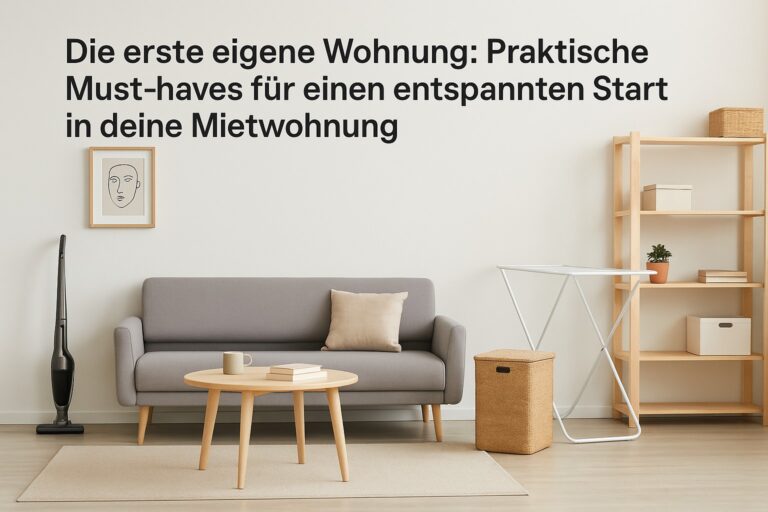 Die erste eigene Wohnung: Praktische Must-haves für einen entspannten Start in deine Mietwohnung 6