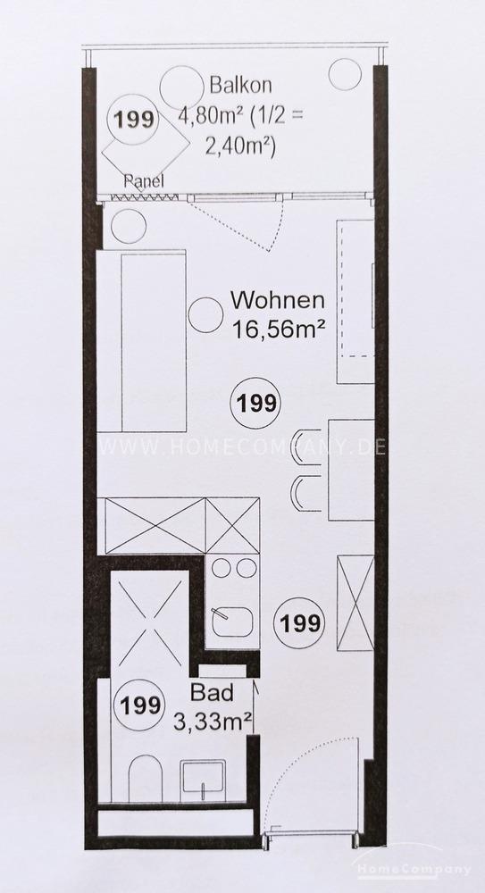 Modernes Apartment mit Weitblick in München, 80797 München (Maxvorstadt Milbertshofen-Am Hart Neuhausen-Nymphenburg Schwabing-West)