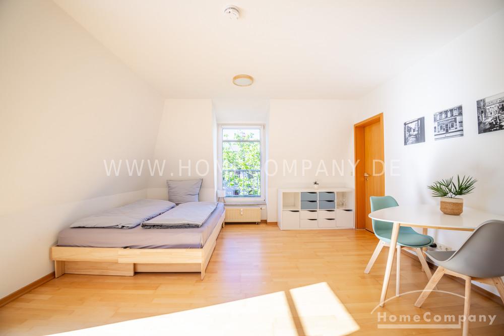 Möbliertes 1-Zimmer-Apartment mit Balkon in Neustadt – 1099 Dresden – Vorschaubild 2