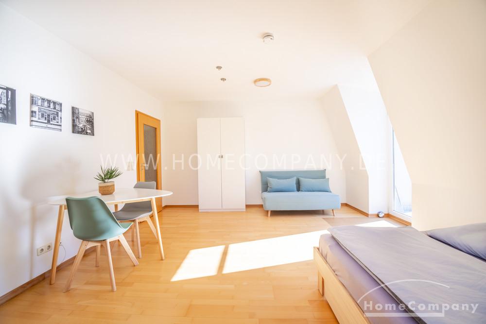 Möbliertes 1-Zimmer-Apartment mit Balkon in Neustadt – 1099 Dresden – Vorschaubild 5