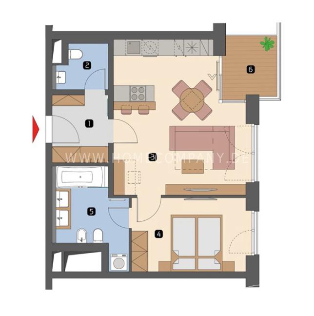 Exklusives 2-Zimmer-Apartment mit Blick auf die Altstadt – Am Queckbrunnen 2, 1069 Dresden – Vorschaubild 14