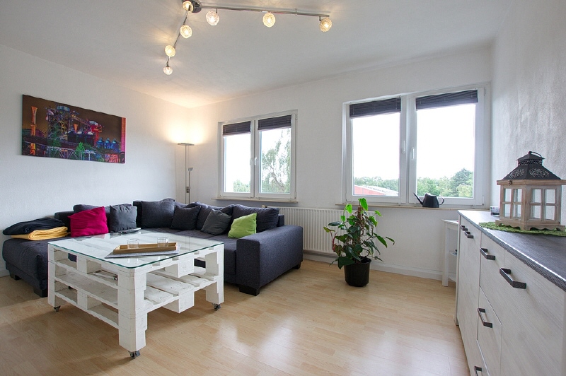 Helle Wohnung, direkt parken und möbliert, 44653 Herne (Baukau-West Crange Unser Fritz Wanne Wanne-Süd)