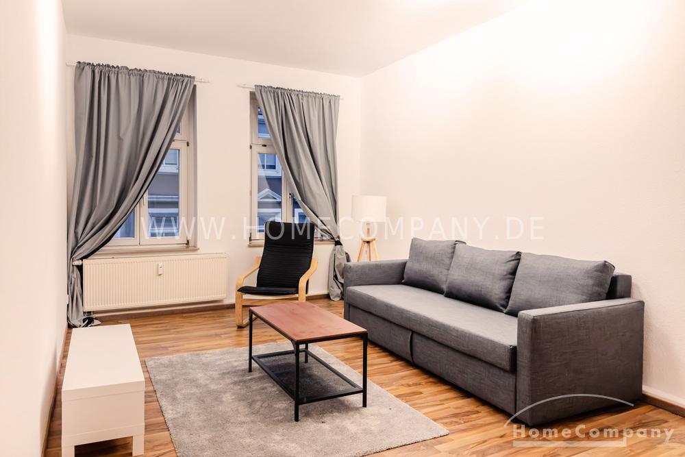 Möblierte 2-Zimmer-WG-Wohnung mit Balkon in Leipzig-Lindenau, 4177 Leipzig (Altlindenau Lindenau)