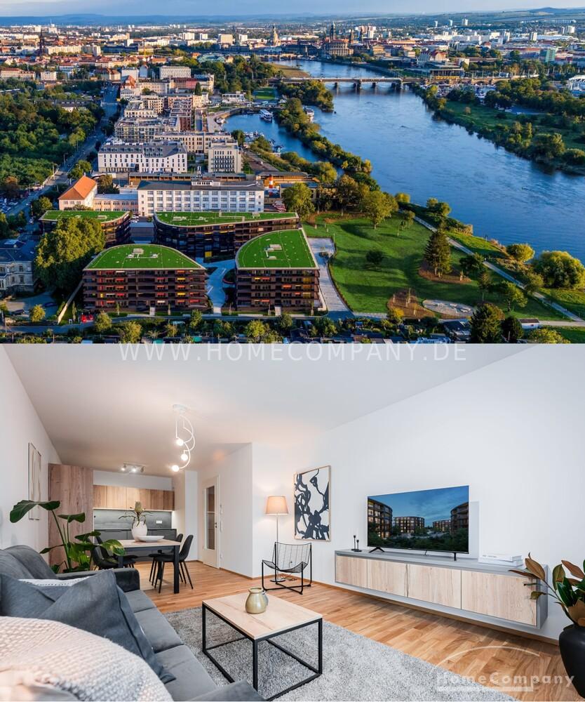 Lichte 2-Zimmer-Apartment mit Balkon in Dresden
