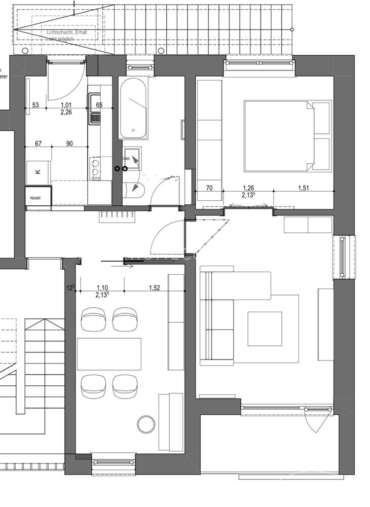 Zentral gelegene 2,5-Zimmer-Wohnung mit Balkon und Terrasse – Oberwachwitzer Weg 29, 1326 Dresden – Vorschaubild 16
