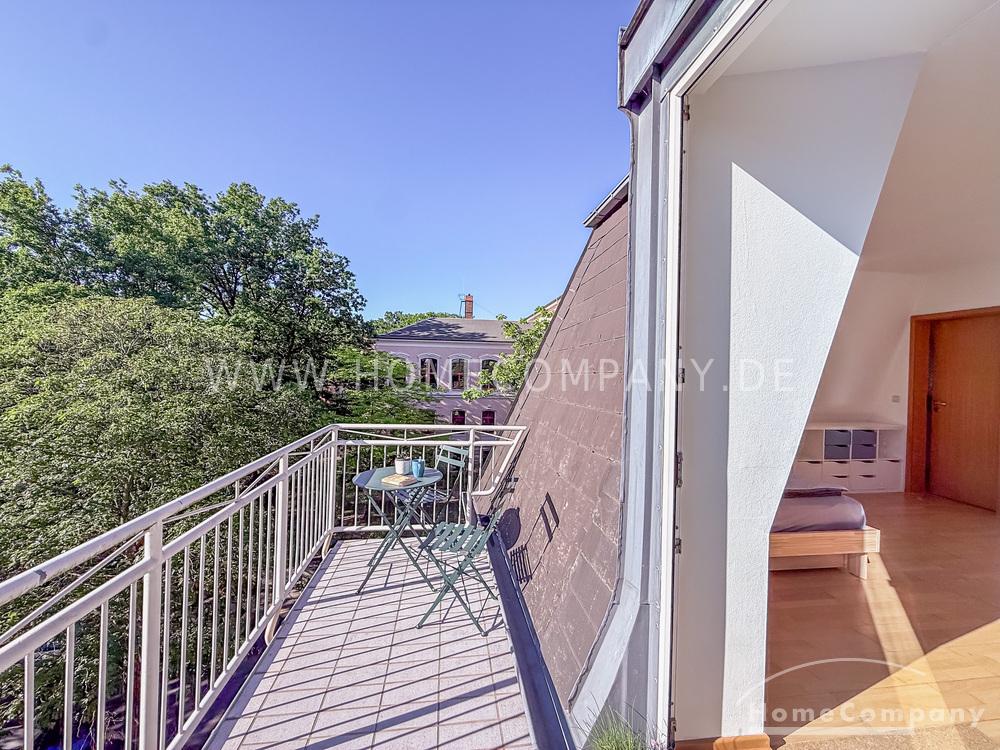 Möbliertes 1-Zimmer-Apartment mit Balkon in Neustadt – 1099 Dresden – Vorschaubild 9