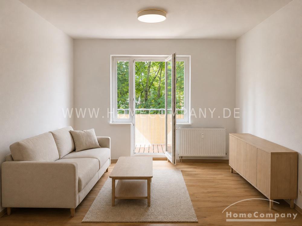 Möbliertes 2-Zimmer-Apartment mit Balkon in Dresden-Reick, 1237 Dresden