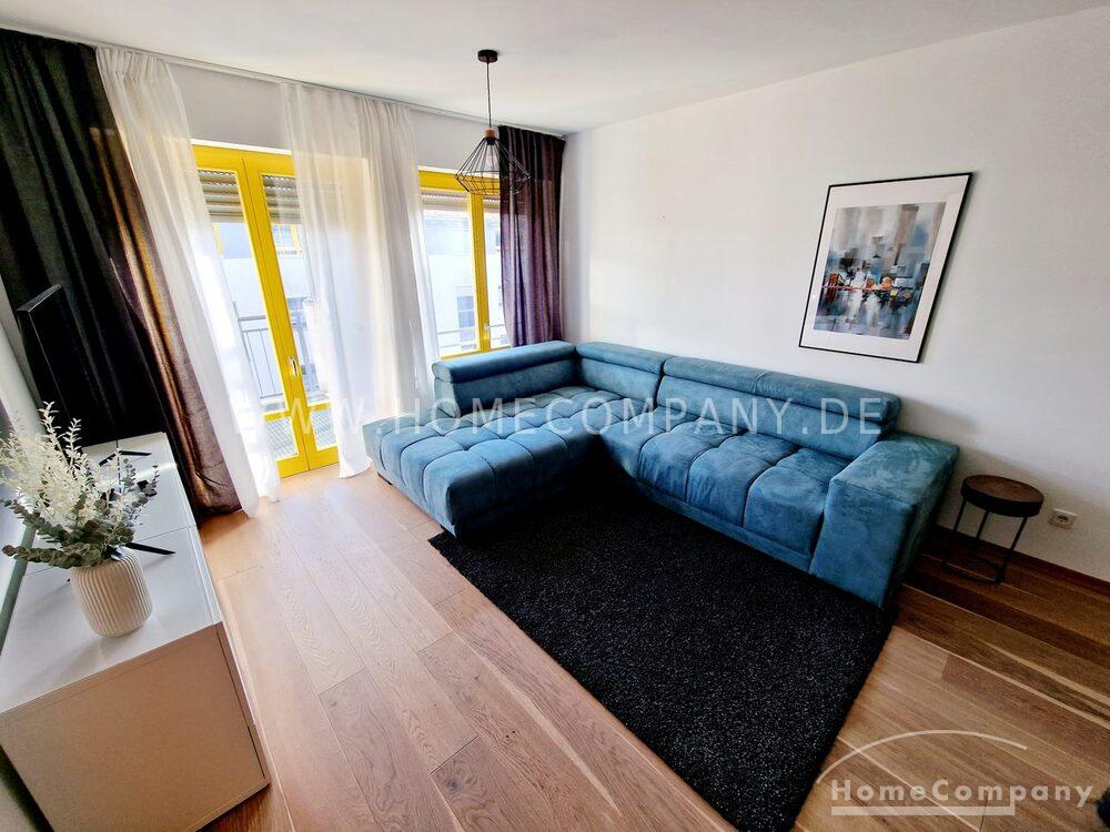Modern möblierte 2-Zimmer-Wohnung mit Balkon in München, 81829 München (Berg am Laim Trudering-Riem)