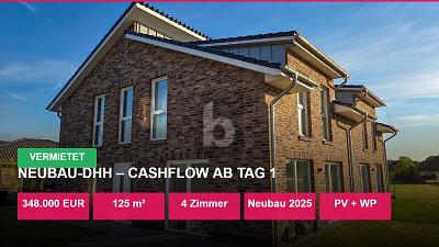 Drebber Neubau-DHH mit sofortigem Cashflow, 49457 Drebber