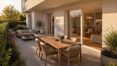 Neubau-Terrasse in Toplage – Sonne genießen, 83308 Trostberg