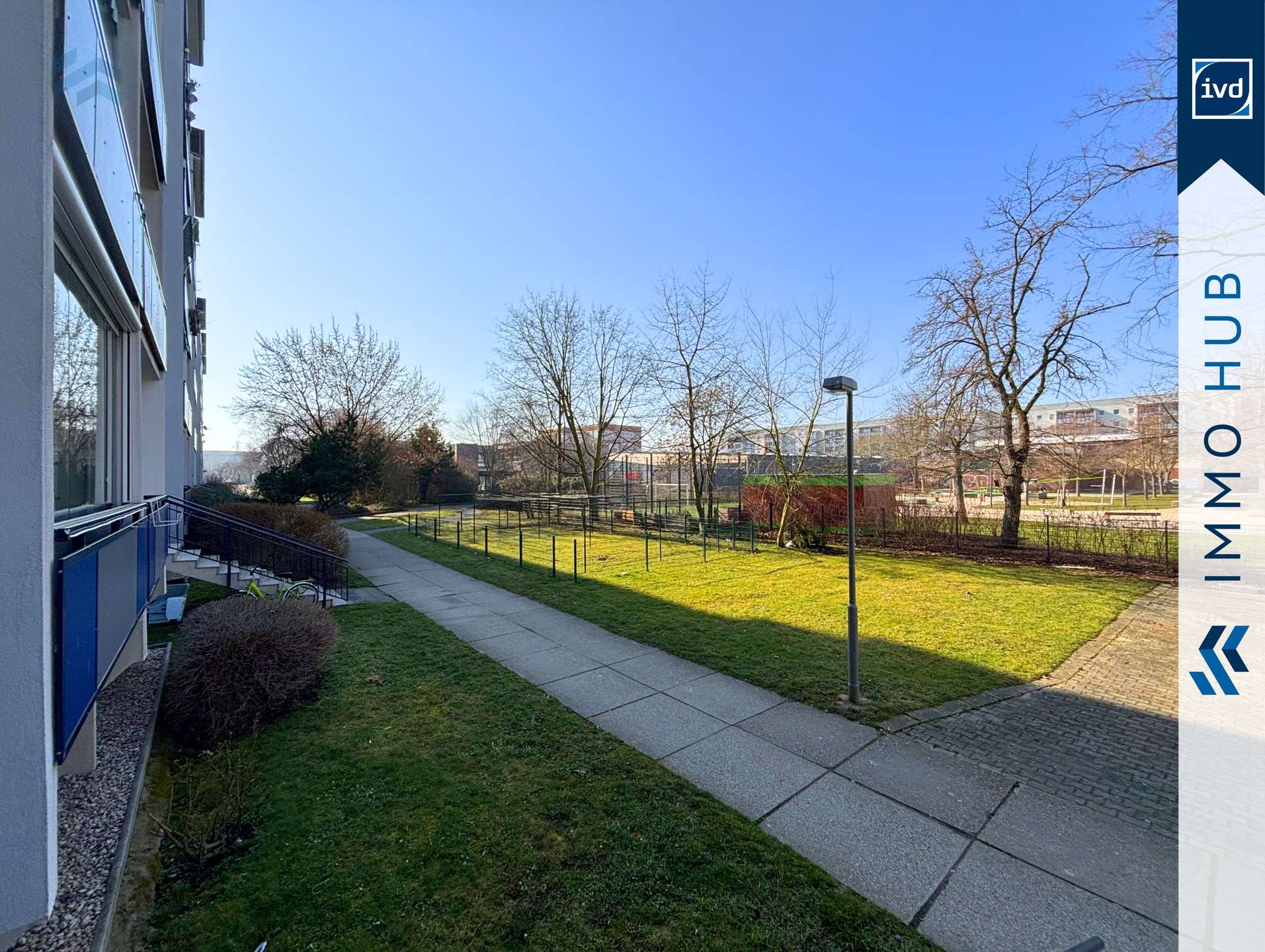 Westbalkon Aufzug - Idyllischer Grünhof – An der Kotsche 29, 4207 Leipzig – Vorschaubild 3