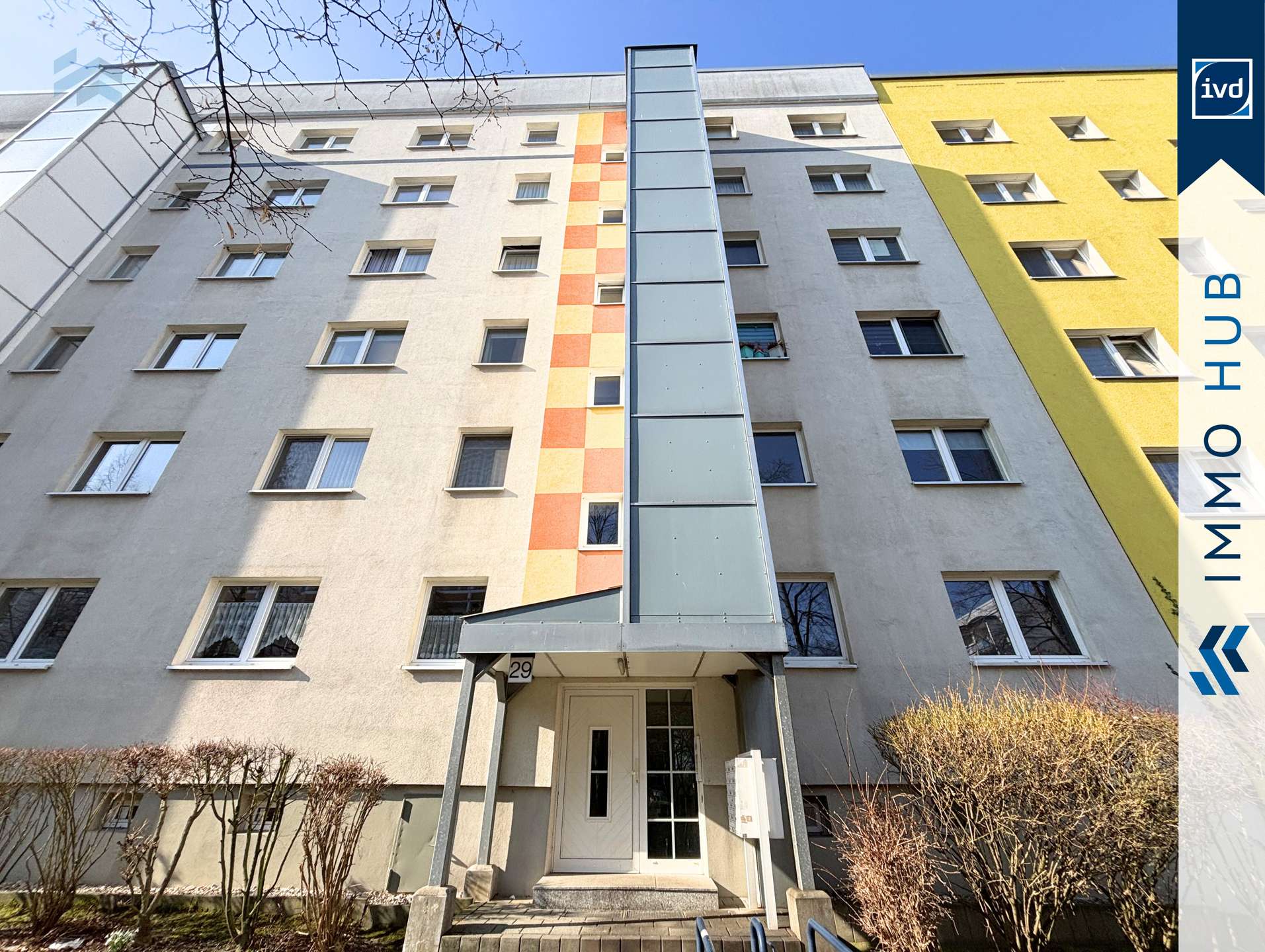 Westbalkon Aufzug - Idyllischer Grünhof – An der Kotsche 29, 4207 Leipzig – Vorschaubild 2