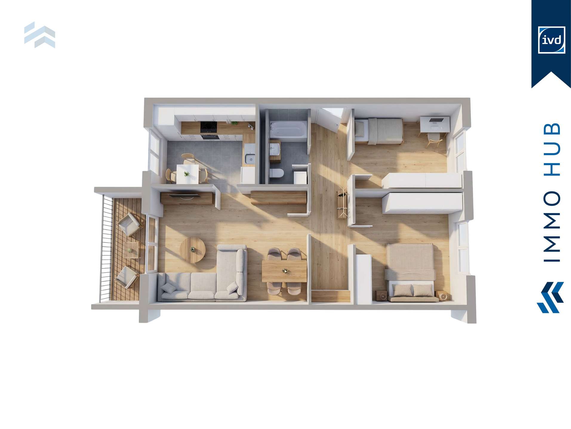 Westbalkon Aufzug - Idyllischer Grünhof – An der Kotsche 29, 4207 Leipzig – Vorschaubild 9