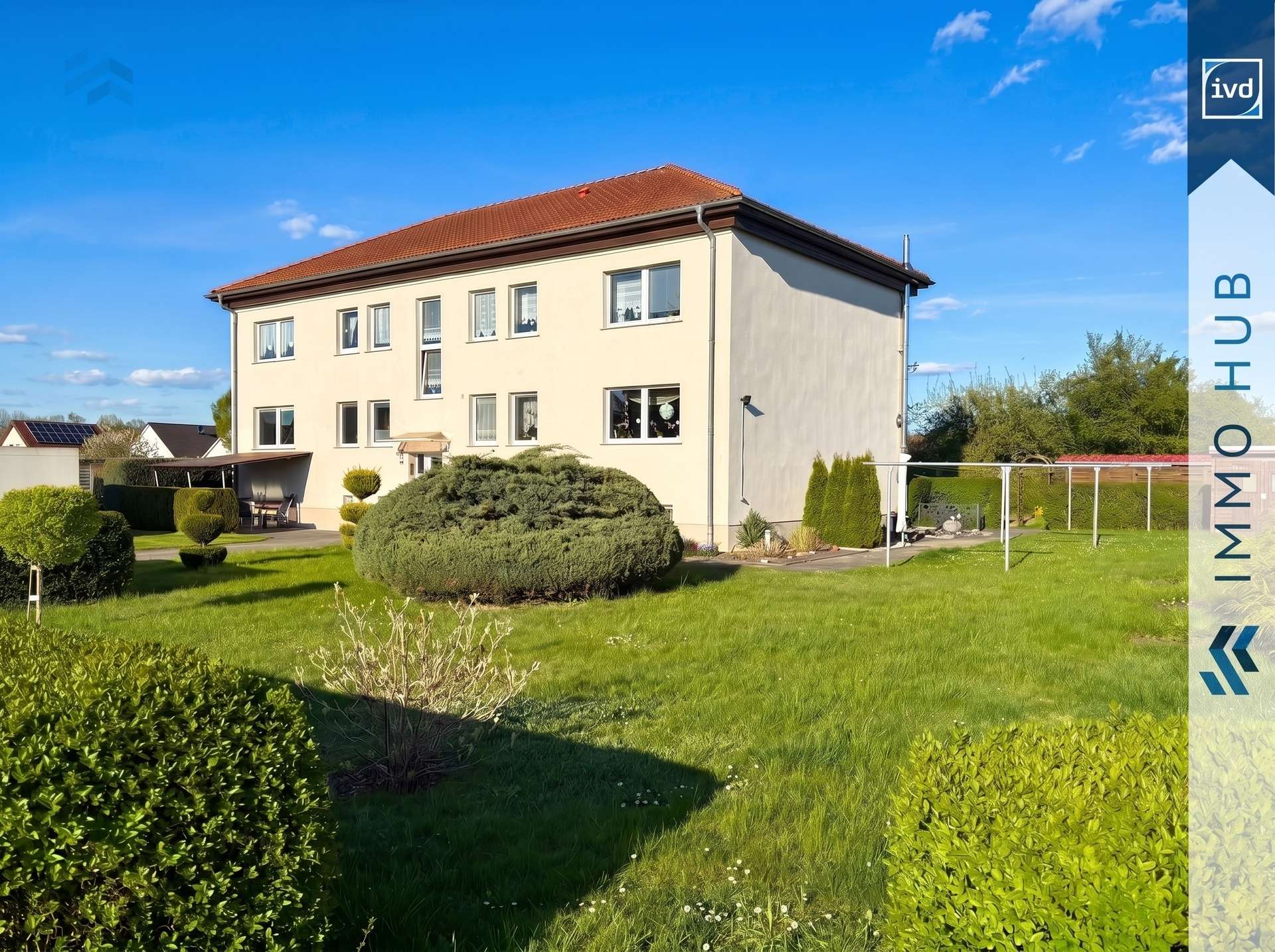 Borna 3-Zimmer-Wohnung mit Garten & Kamin, 4552 Borna