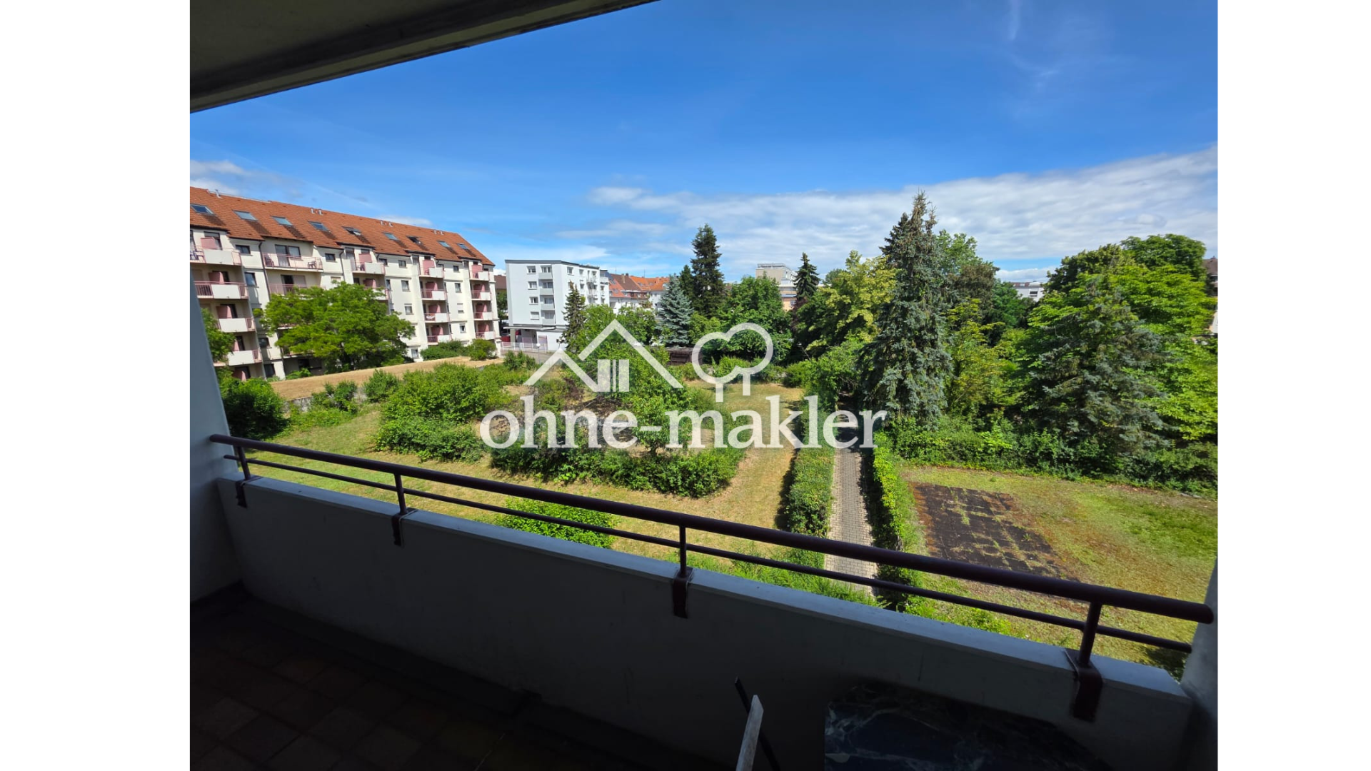 Perfekt geschnittene 2-Zimmer-Wohnung mit Riesen-Balkon, 76135 Karlsruhe (Beiertheim-Bulach Oberreut Südweststadt Weststadt)