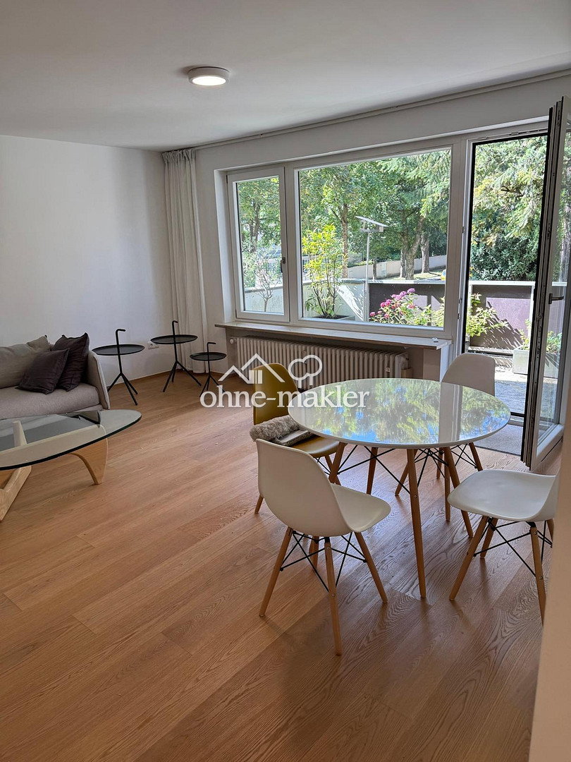 Hochwertig renovierte 2‑Zimmer Wohnung mit großem Balkon, 81925 München (Bogenhausen)