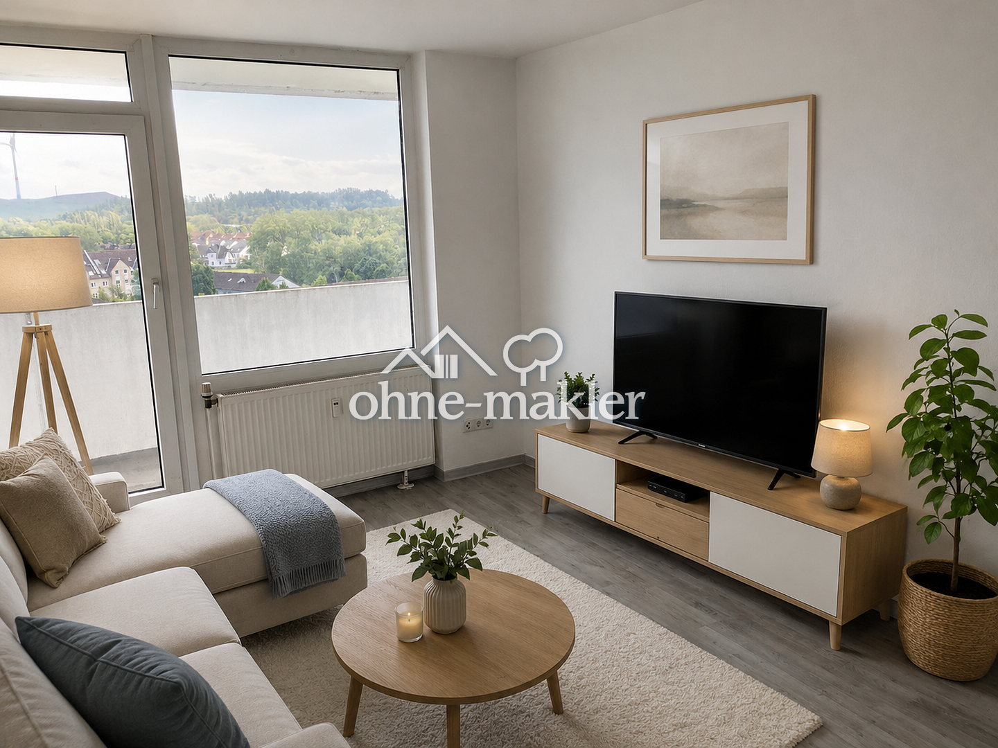 Großzügiger Balkon und Fernblick Vermietete 3-Zimmer-WG, 45968 Gladbeck