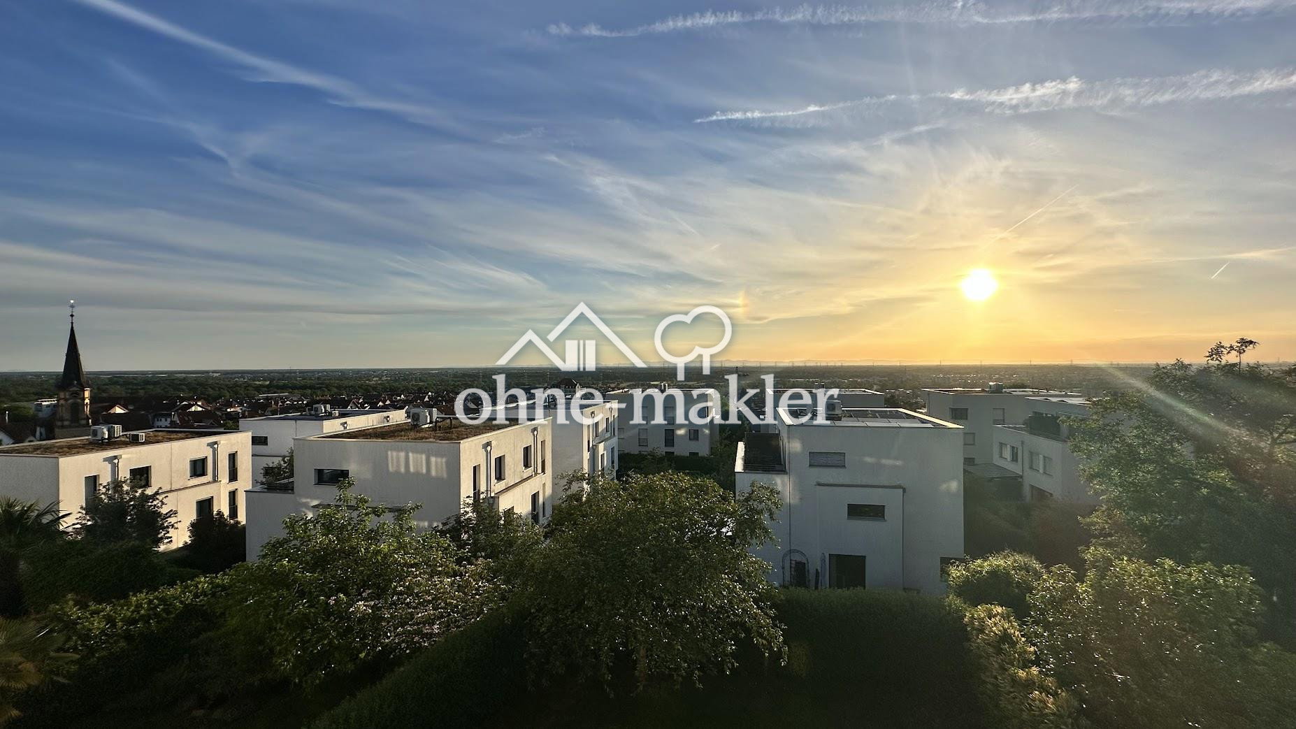 Luxuriöses Niedrigenergiehaus - Panoramablick über Rhein-Neckar, 69226 Nußloch