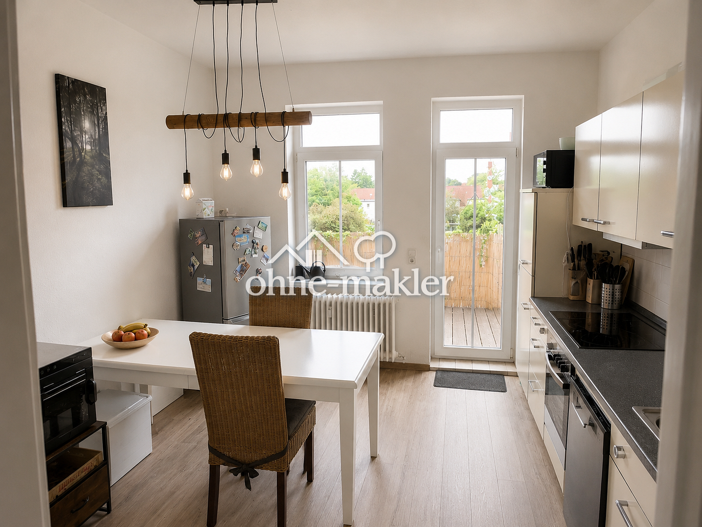 Gepflegte 3-Zimmer-Wohnung mit Balkon und Gartenblick, 27576 Bremerhaven (Lehe Mitte)