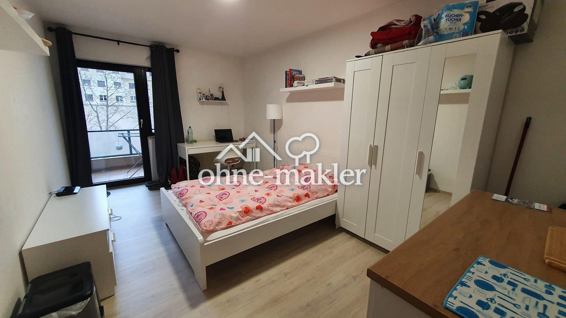 Gepflegte 1-Zimmer-Wohnung an der Uni Mannheim, 68165 Mannheim (Fahrlach Oststadt Schwetzingerstadt)