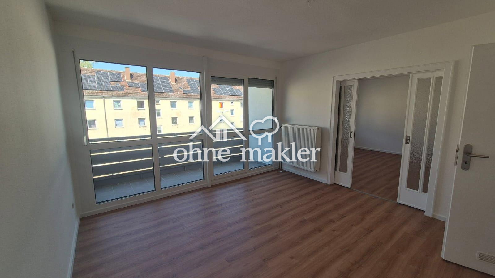 Frisch renoviert – Balkon moderne Anlage, 90439 Nürnberg (Großreuth bei Schweinau Schweinau Sankt Leonhard Sündersbühl)