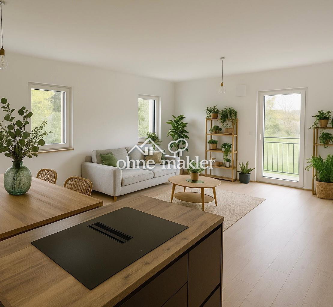 3-Zimmer-Neubau mit Garten Balkon in Kirchroth, 94356 Kirchroth