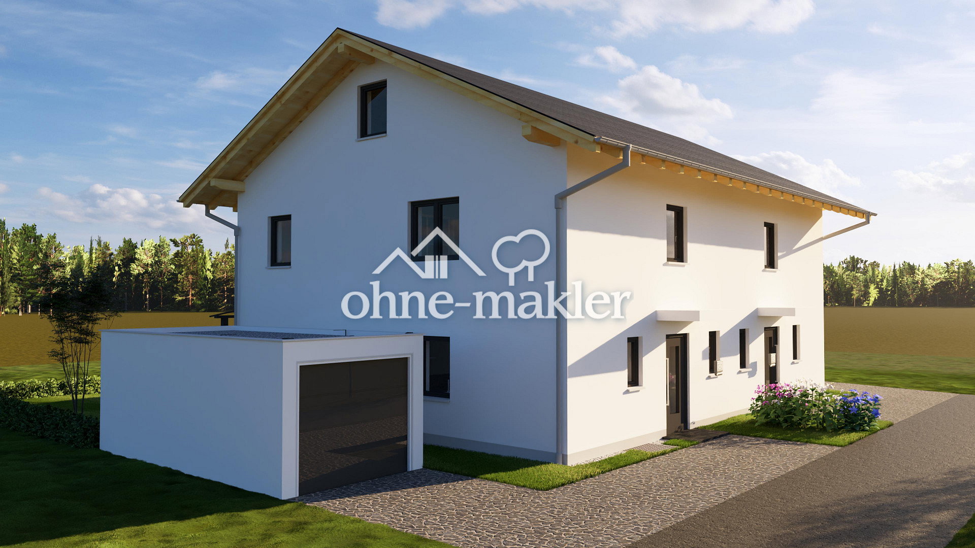 Naturnahe Doppelhaushälfte in Reitmehring, 83512 Wasserburg a. Inn