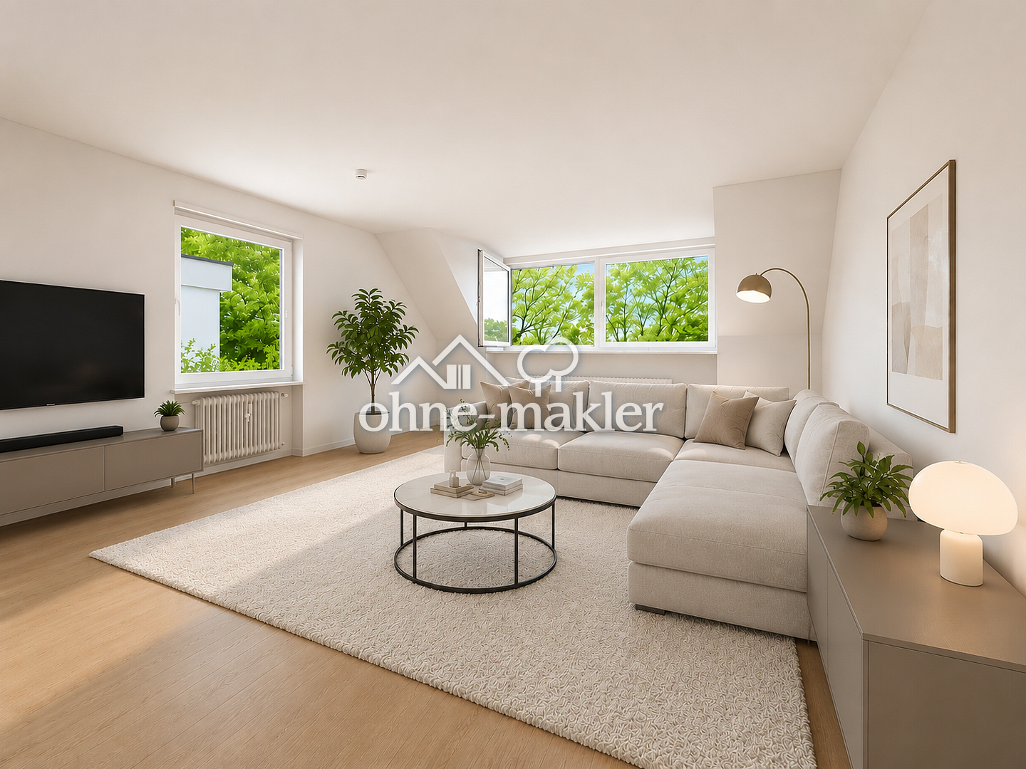 Helle 3-Zimmer-Wohnung mit Terrasse in Bogenhausen, 81927 München (Bogenhausen)