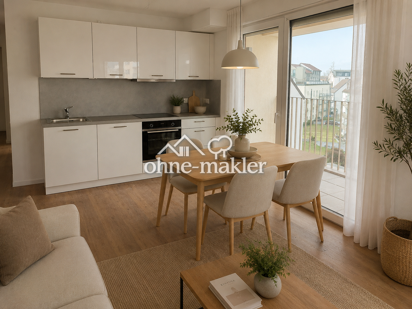 Moderne 3-Zimmer-Wohnung mit Balkon in Offenbach, 63067 Offenbach am Main (Kaiserlei Offenbach am Main)