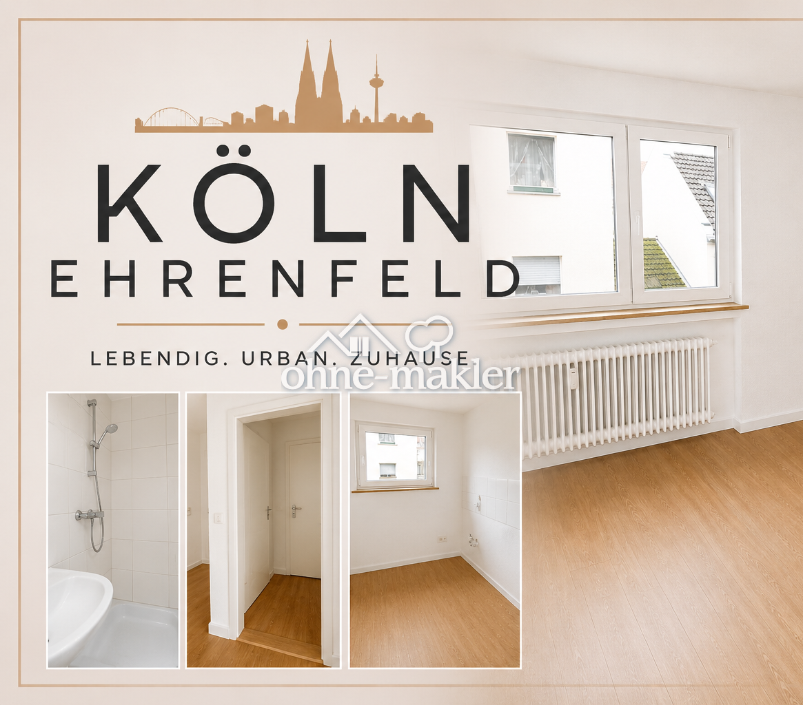 Moderne Eigentumswohnung in Köln-Ehrenfeld, 50825 Köln (Ehrenfeld Bickendorf Neuehrenfeld Ossendorf)