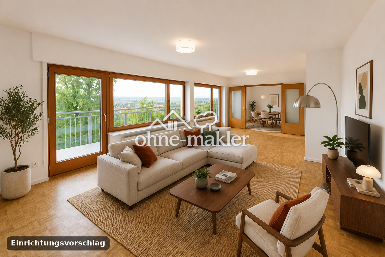 Maisonette mit Weitblick – Waldrandlage, 69181 Leimen