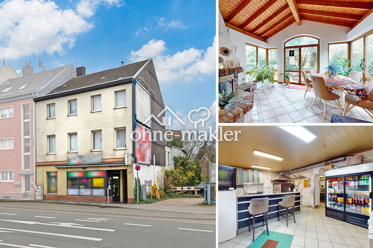 Aachen-Haaren Haus mit Pizzeria & 3 Wohnungen, 52080 Aachen