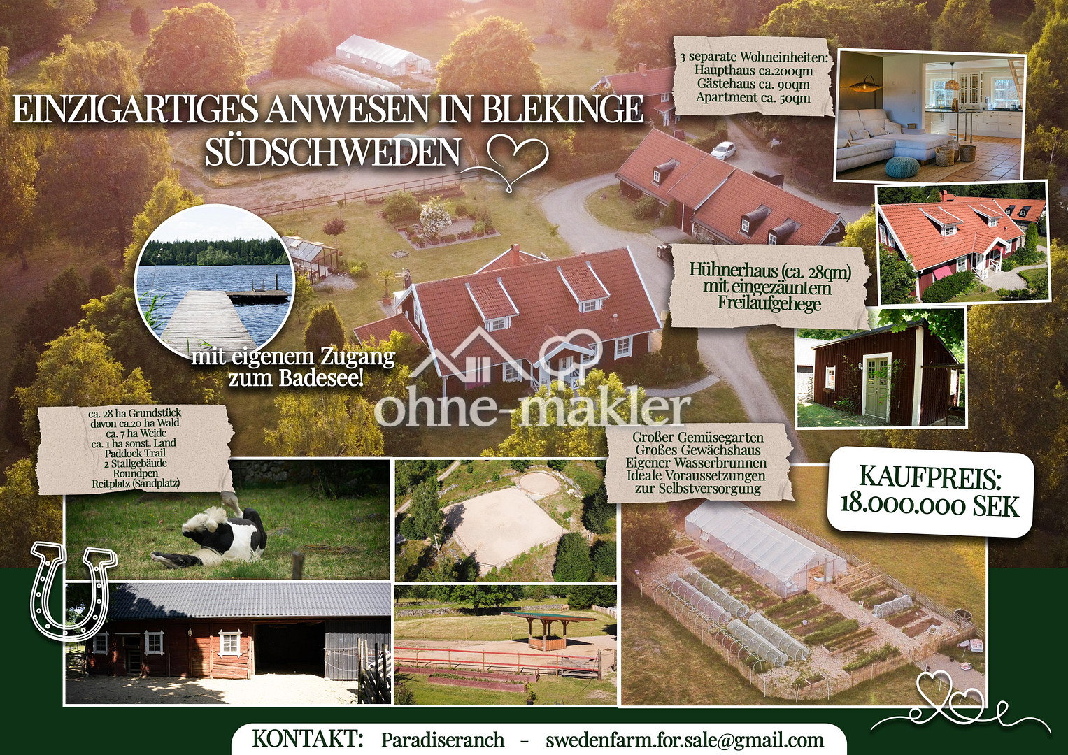 Traumhof in Südschweden – Natur pur, 37293 Herleshausen