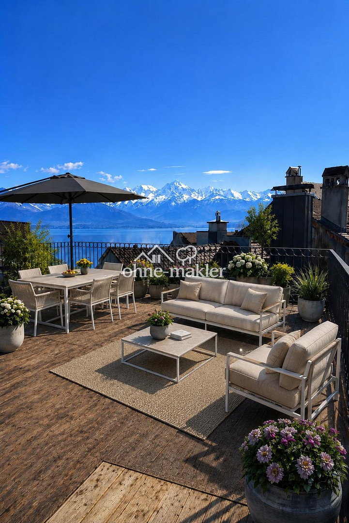 Dachterrasse mit Seeblick – Lindau-Traum, 88131 Lindau (Bodensee)