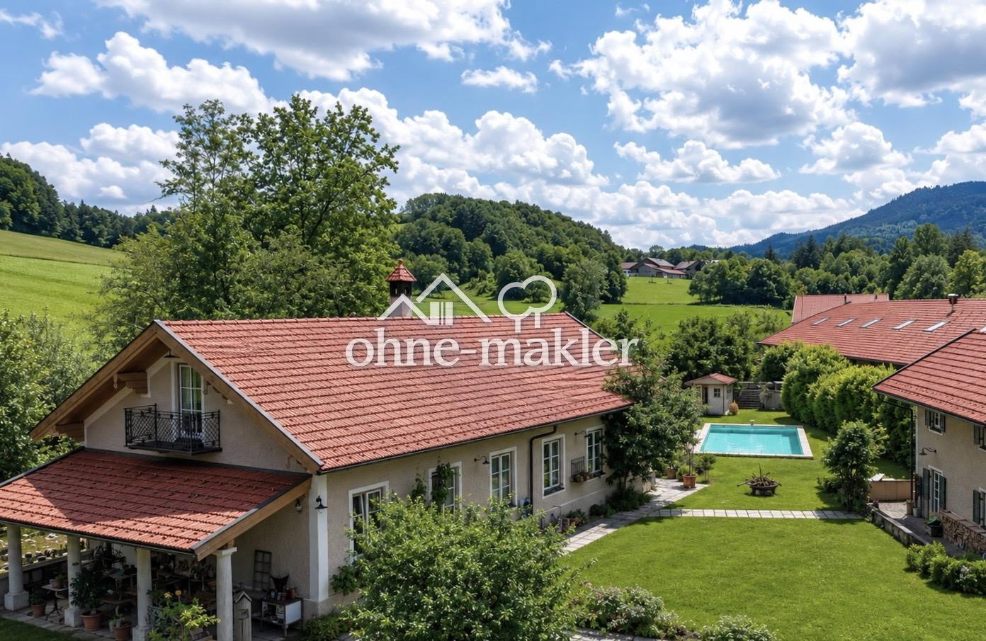 Historisches Anwesen mit Flussblick in Siegsdorf, 83313 Siegsdorf