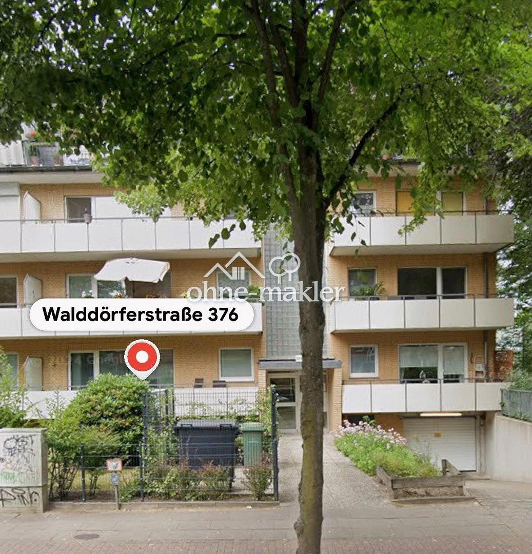 Helle 1,5-Zimmerwohnung mit Balkon in Hamburg, 22047 Hamburg (Wandsbek Bramfeld Tonndorf)