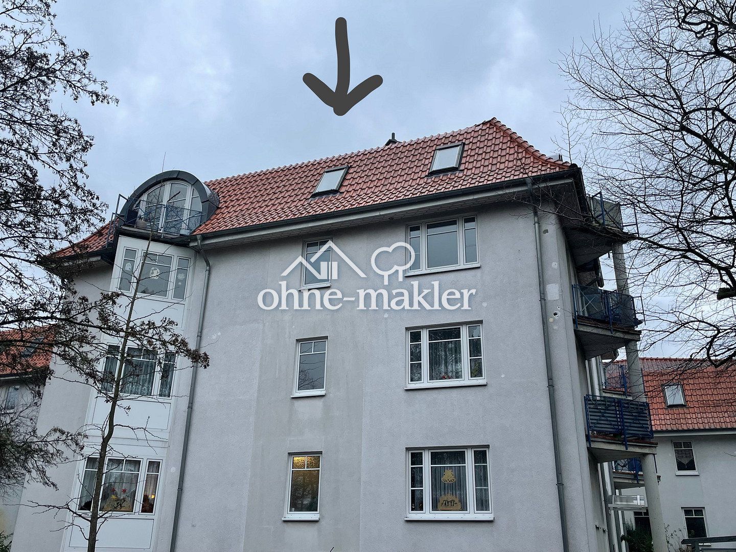 Dachgeschosswohnung in grüner Anlage – Berlin-Wuhle, 12555 Berlin (Treptow-Köpenick Köpenick)
