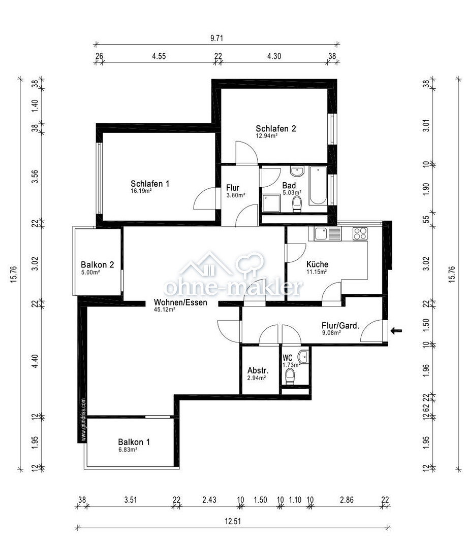 Erstbezug nach Sanierung – Traumwohnung, 74321 Bietigheim-Bissingen