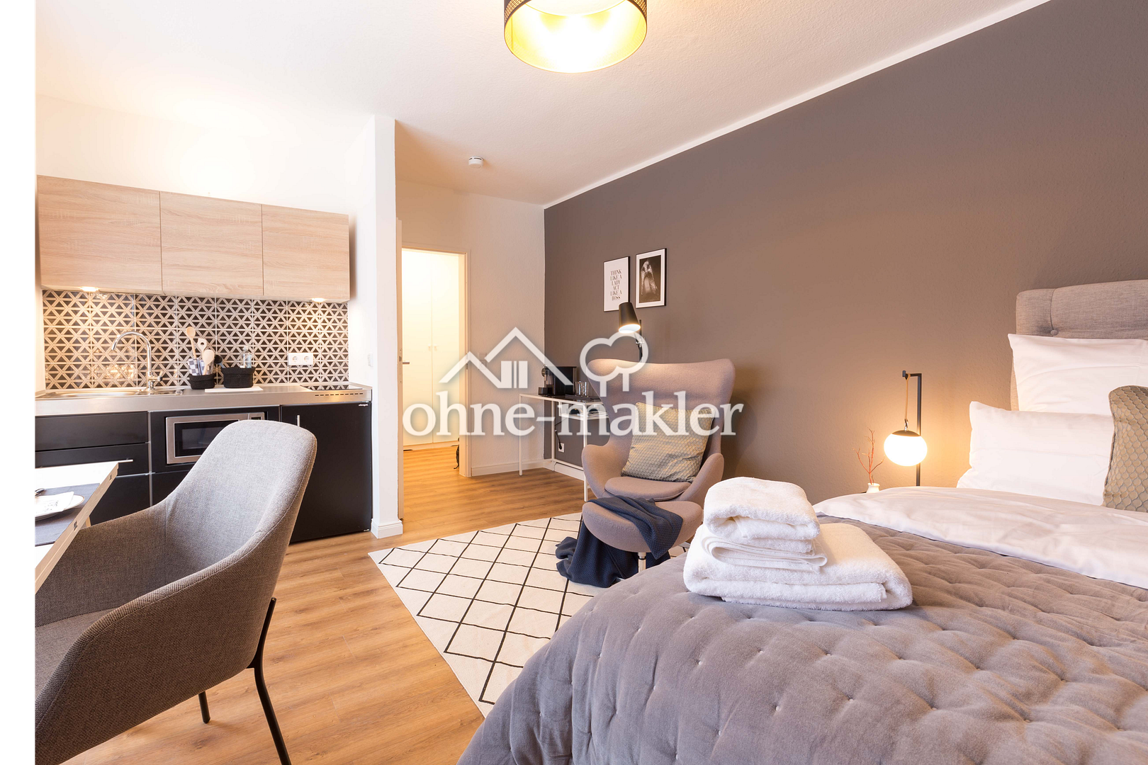 Top-Lage in Münster – möbliertes Apartment, 48159 Münster