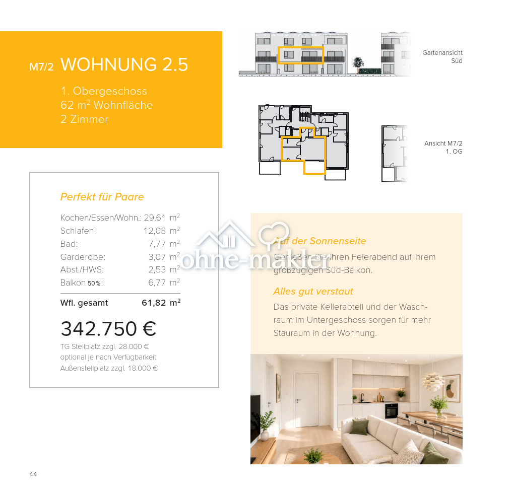 Moderne Neubauwohnung in Langenau – Ihr neues Zuhause, 89129 Langenau