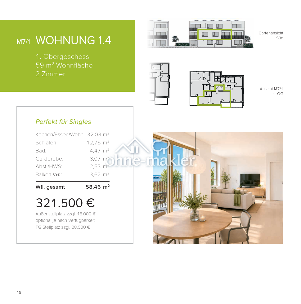 Neubau in Langenau Moderne Wohnung mit Balkon, 89129 Langenau
