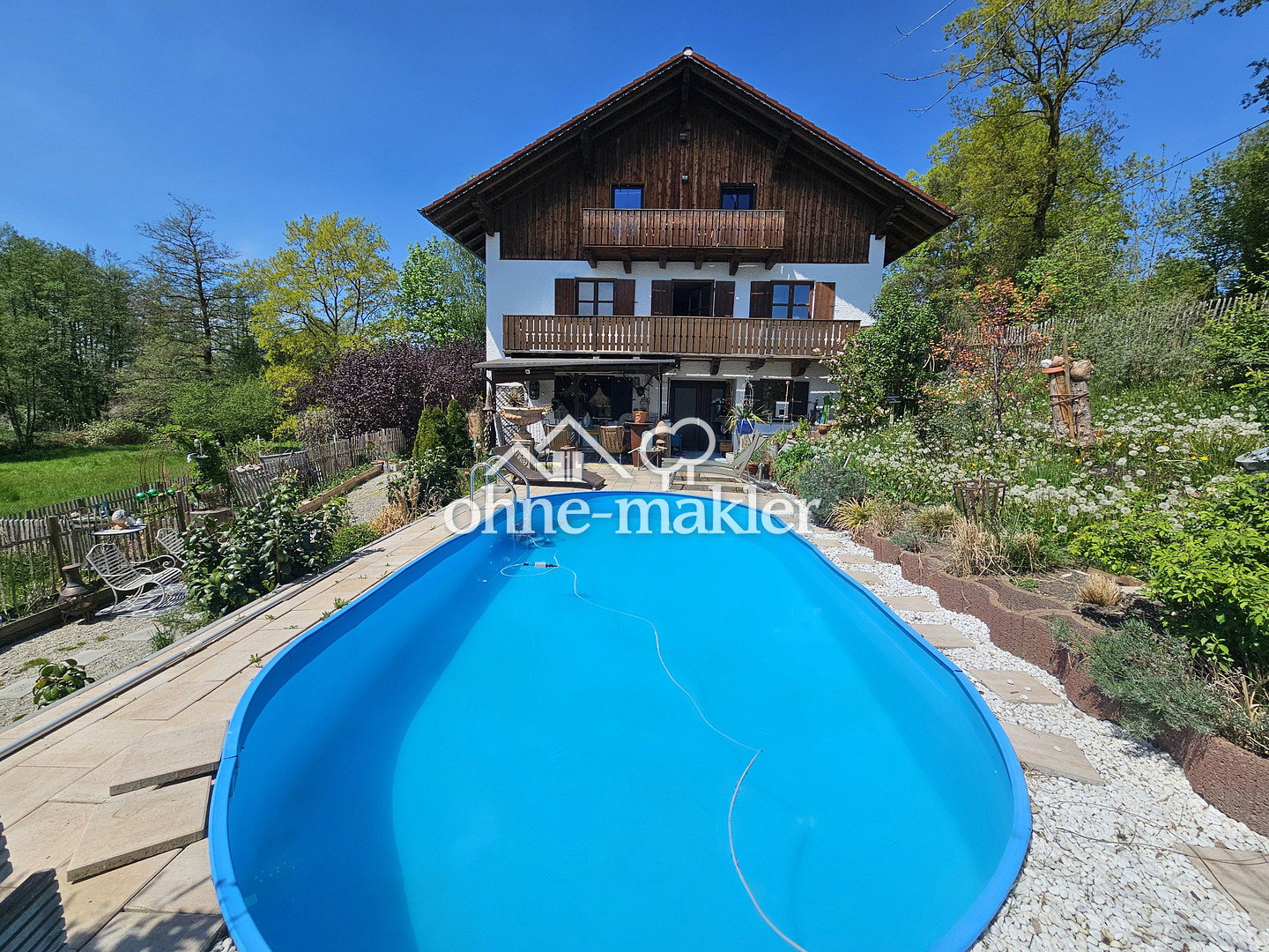 Garten & Pool inklusive Traumhafte Maisonette in Wurmannsquick, 84329 Wurmannsquick