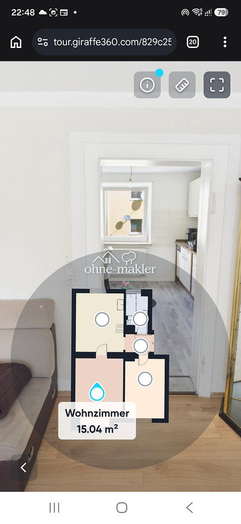 Charmante 2-Zimmer-Wohnung in Hof, 95030 Hof (Epplas Innenstadt Osseck Unterkotzau Wölbattendorf)
