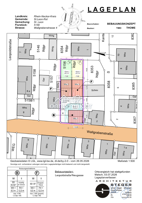 Traumgrundstück für Ihr Zuhause in St. Leon-Rot, 68789 St. Leon-Rot