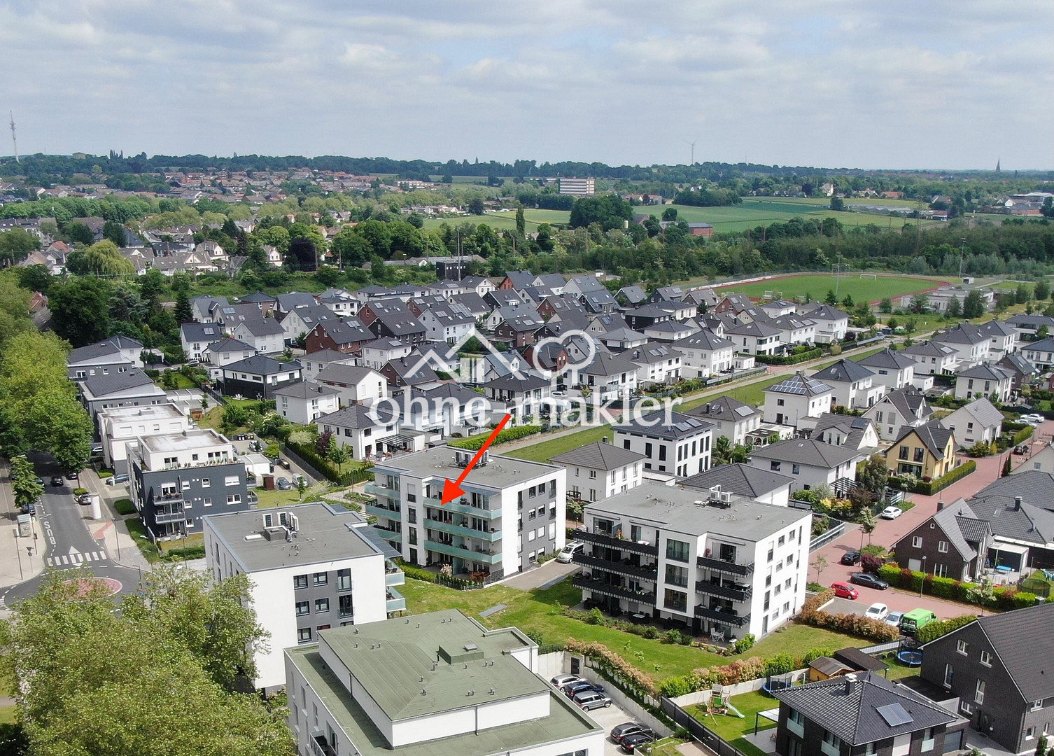 Ruhige Maisonette in Recklinghausen mit Balkonen, 45659 Recklinghausen