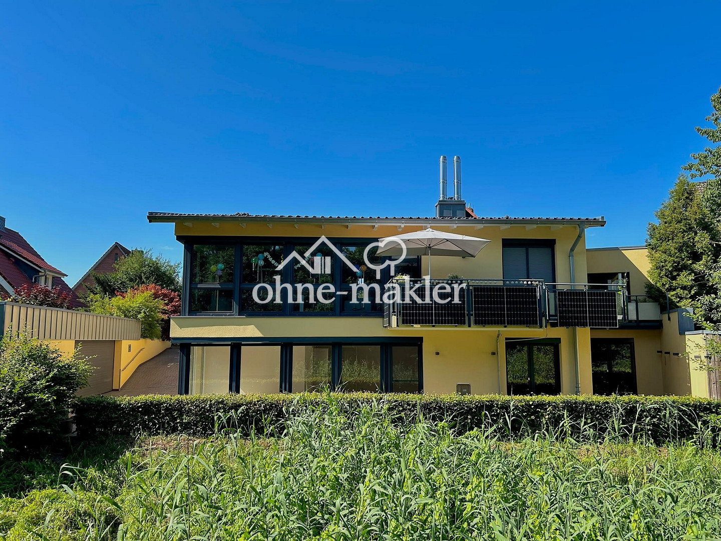 Stadtrand-Oase mit Grünblick in Stade