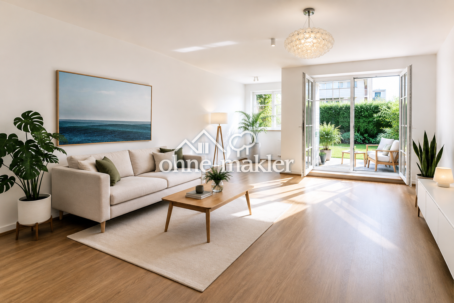 Münchner Gartenwohnung mit Südlage & Terrasse, 80993 München (Moosach)